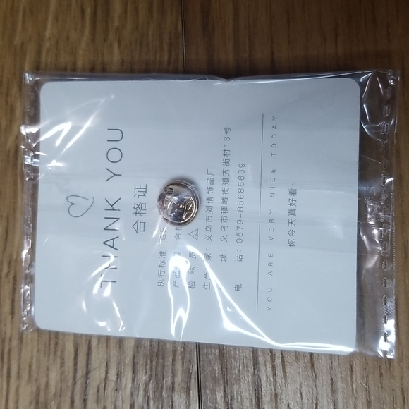 NWT n y u Planet Enamel Pin - Picture 2 of 2